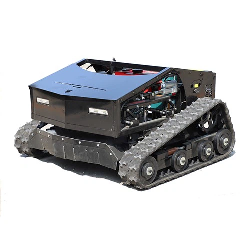 রিমোট কন্ট্রোল লন মাওয়ার ট্র্যাক করা হয়েছে